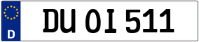 Truck License Plate